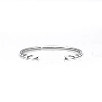 Bratara fixa rotunda 3*60 Argint - 2