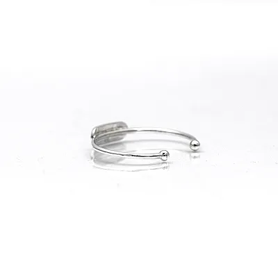 Bratara fixa placuta copii 2*45 Argint - 4