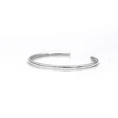 Bratara fixa rotunda 3*60 Argint - 4