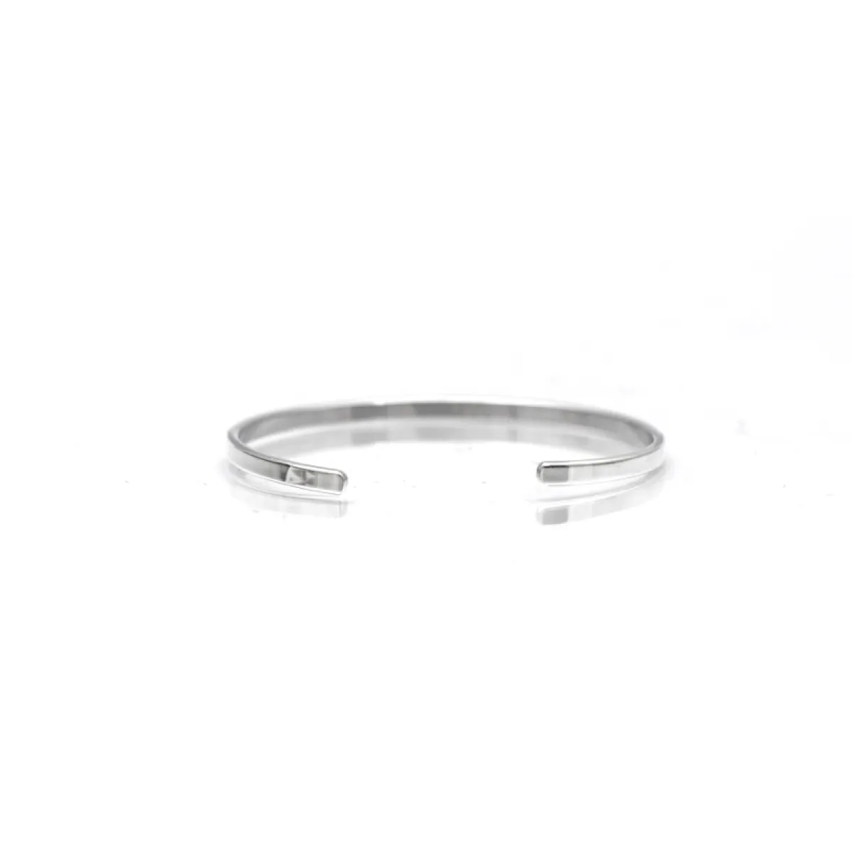 Bratara fixa plata lata 3mm Argint