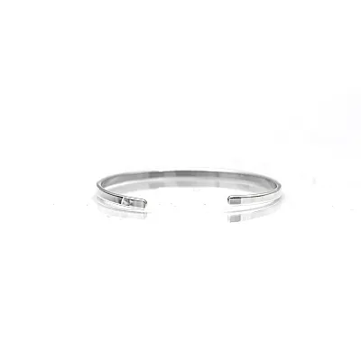 Bratara fixa plata lata 3mm Argint - 2