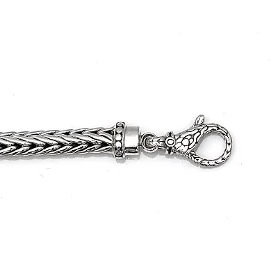 Lant masiv impletitura spic 8mm Argint - 4