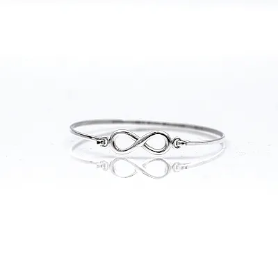 Bratara fixa simpla infinit m Argint - 1