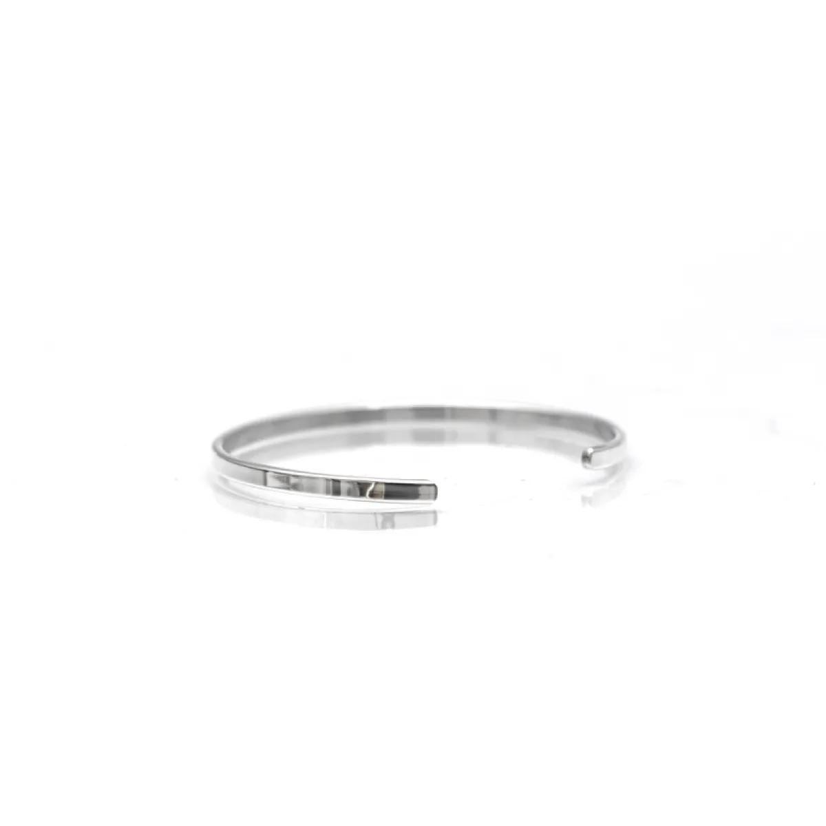 Bratara fixa plata lata 3mm Argint