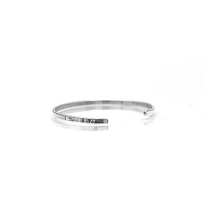 Bratara fixa plata lata 3mm Argint - 3