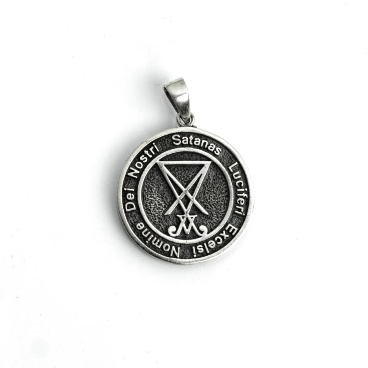 Pandantiv In.nomine.dei.nostri.Satanas.Lucifer.Excelsi Argint