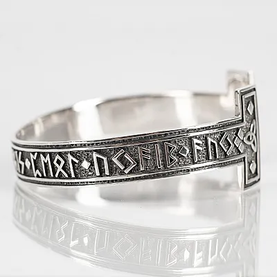 Bratara fixa triquetra rune Argint - 4