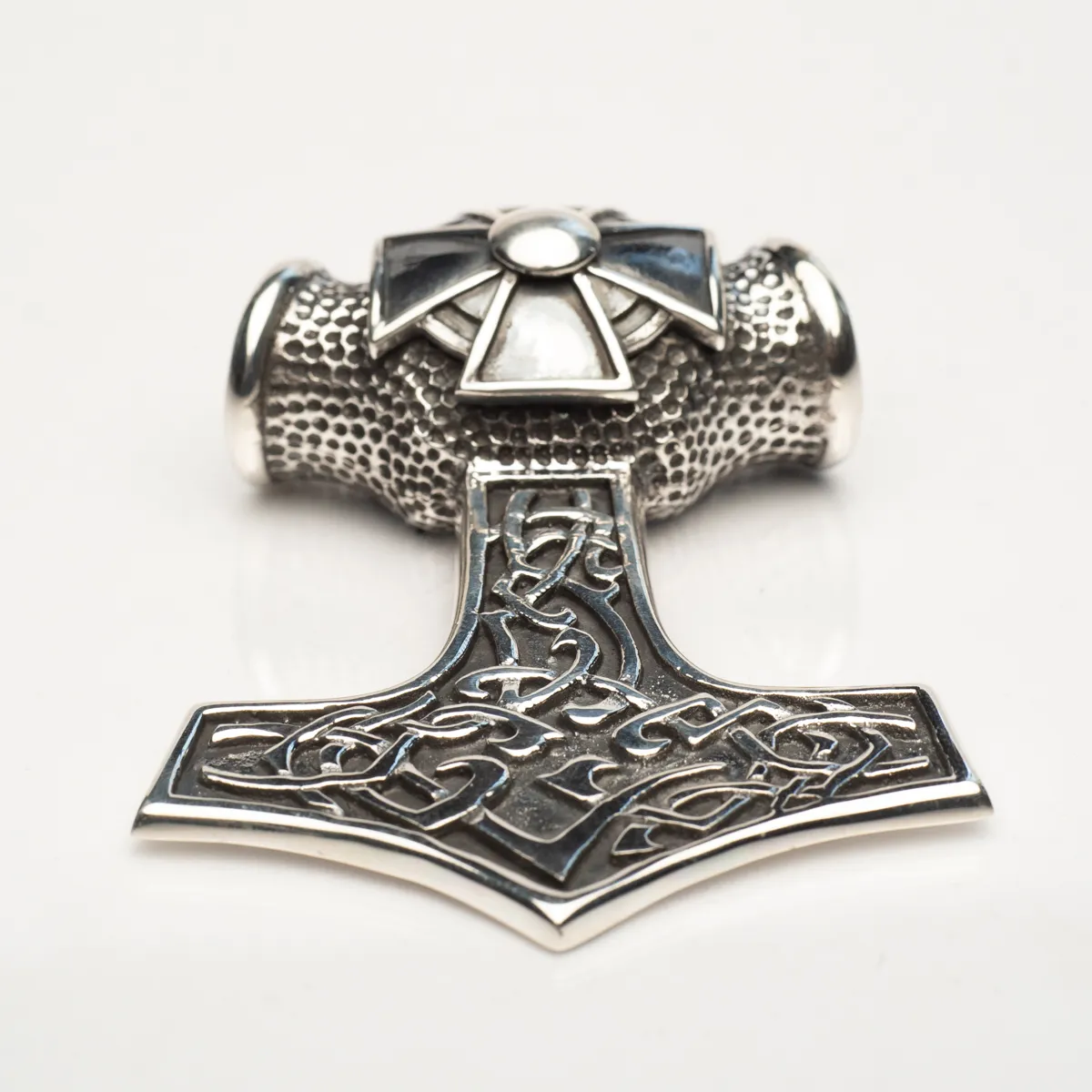 Pandantiv ciocanul lui Thor cruce xl Argint