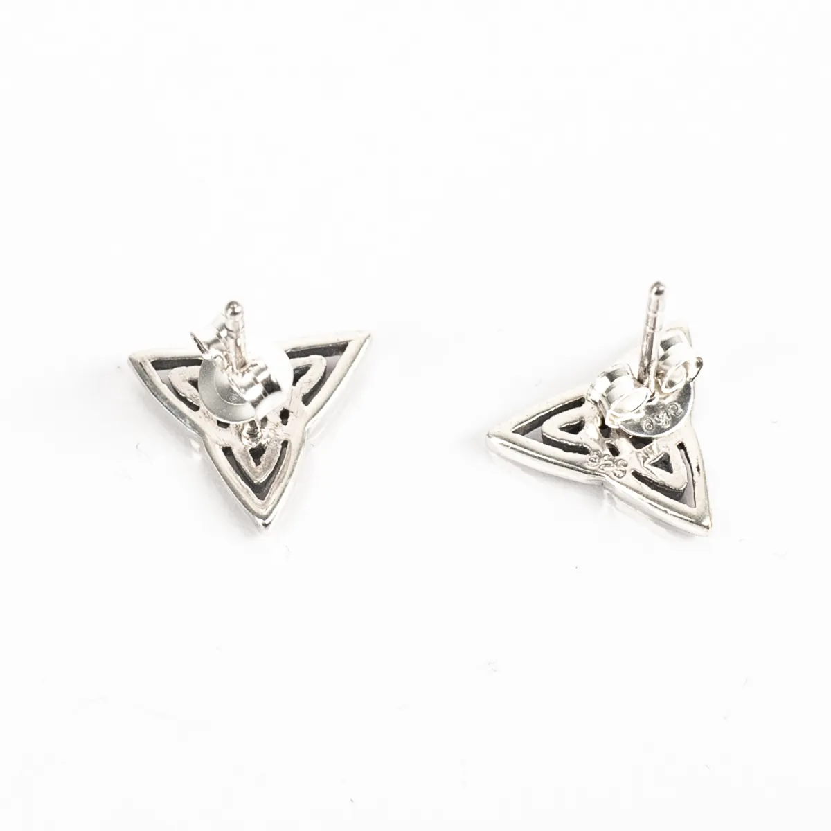 Cercei triquetra m Argint
