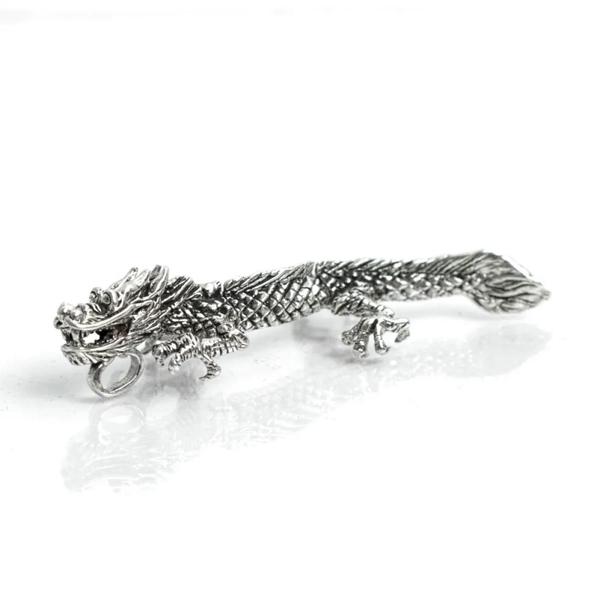 Pandantiv dragon flexibil Argint