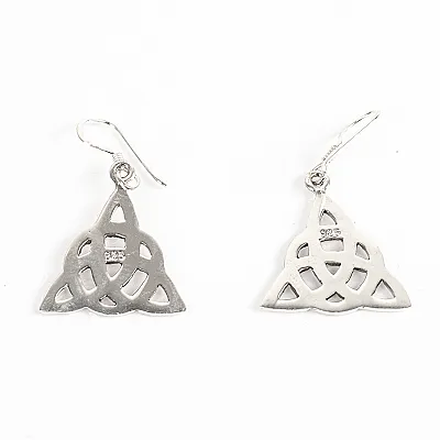 Cercei lungi triquetra Argint - 4