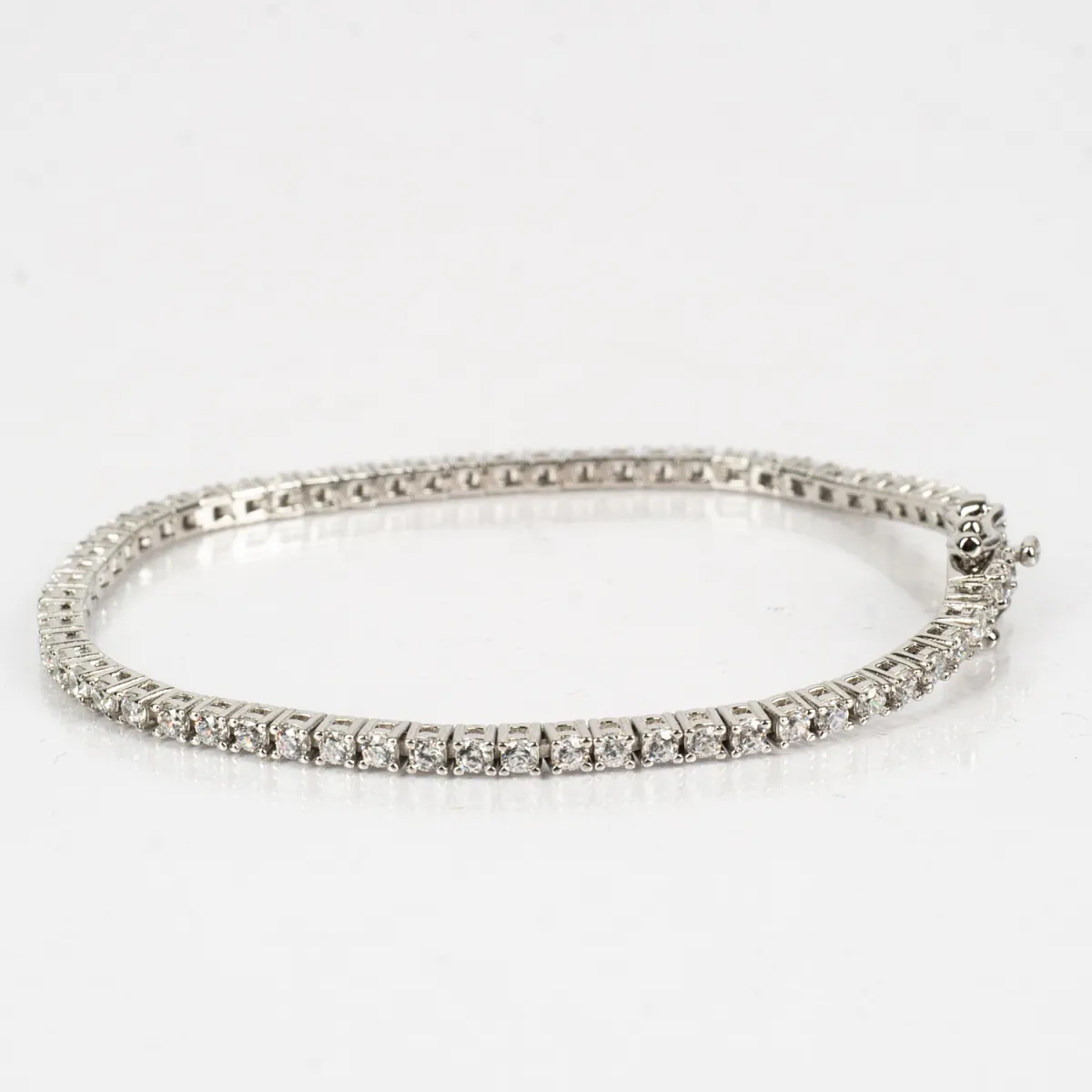 Bratara tip tenis rotunda 2mm Argint