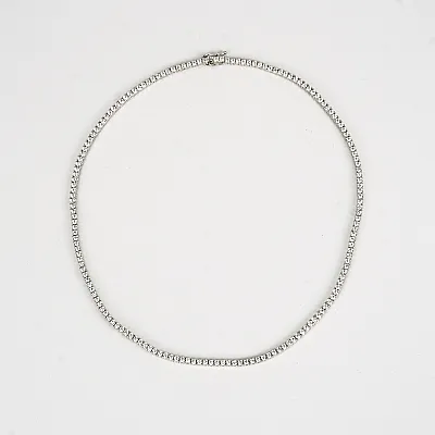 Colier tip tenis rotund 2mm Argint - 1