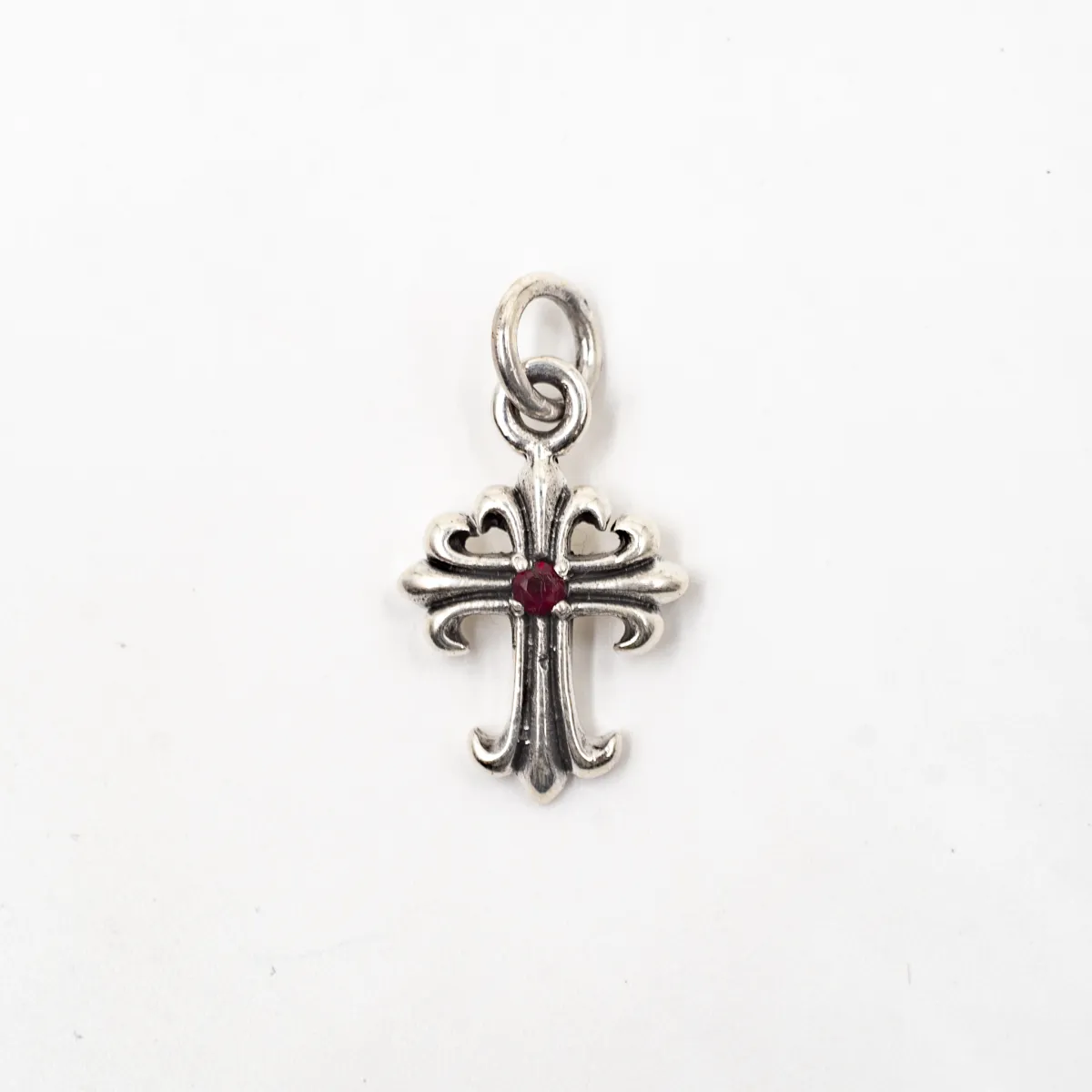 Pandantiv cruce gotica cubic zirconia Argint