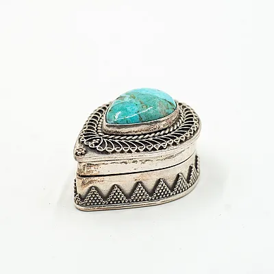 Caseta oval ascutit psp India.nr.5 Argint - 4