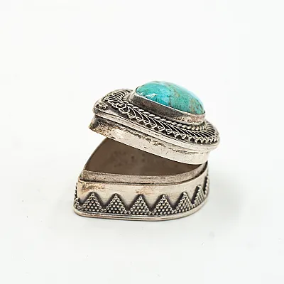 Caseta oval ascutit psp India.nr.5 Argint - 22