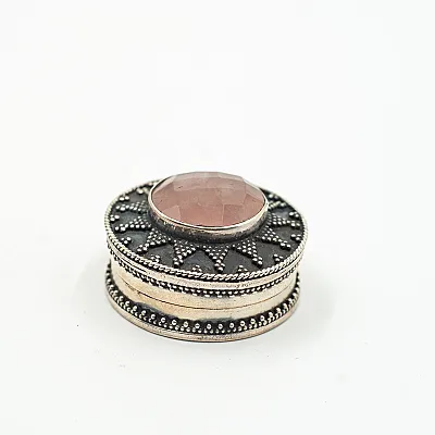 Caseta rotunda psp India nr.4 Argint - 6