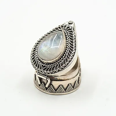 Caseta oval ascutit psp India.nr.5 Argint - 8