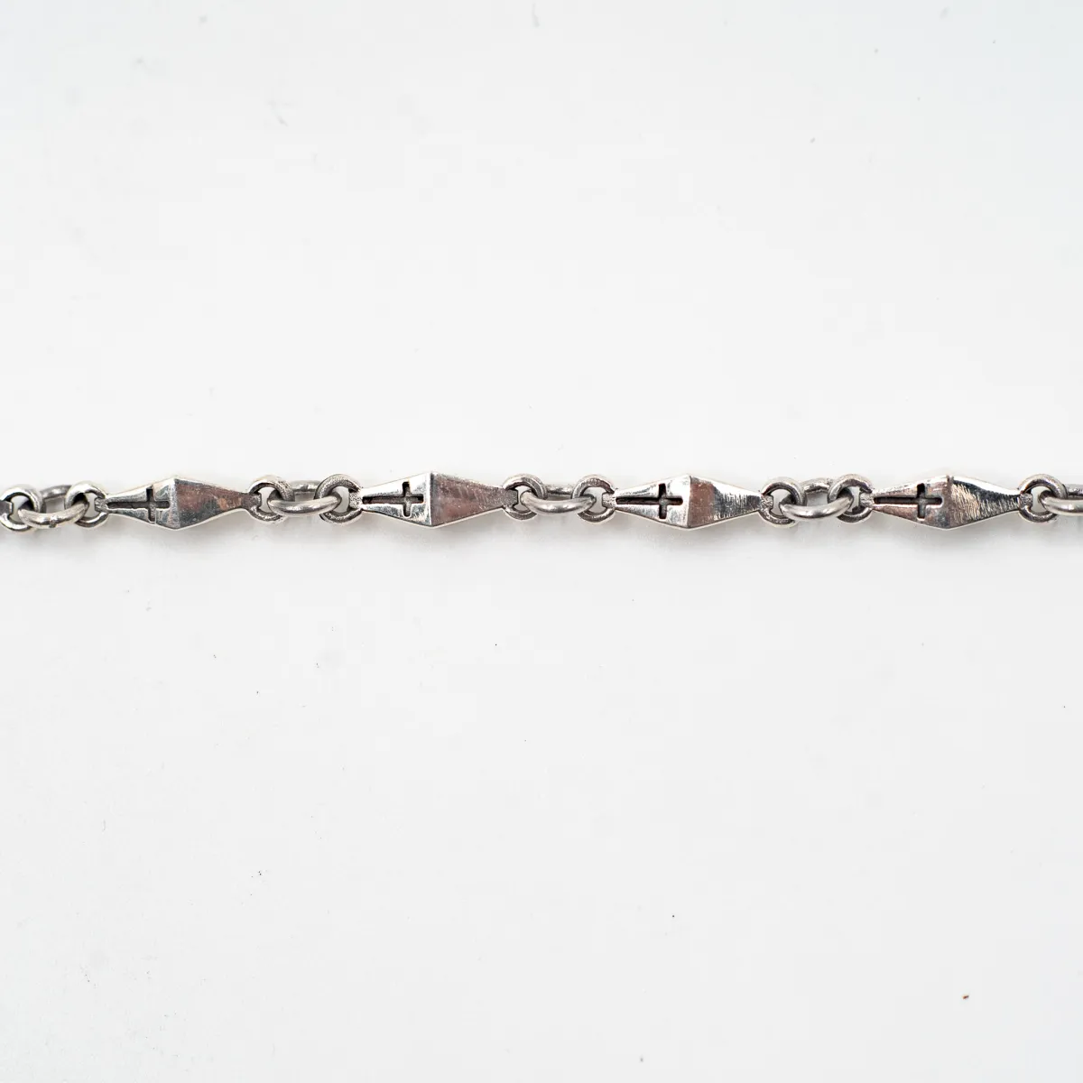 Colier romburi cruciulite Argint