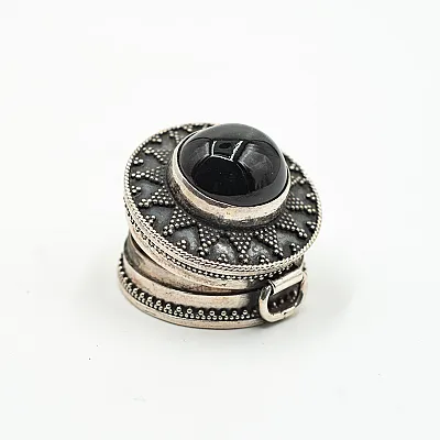 Caseta rotunda psp India nr.4 Argint - 2