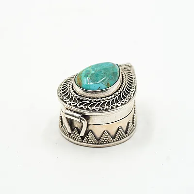 Caseta oval ascutit psp India.nr.5 Argint - 14