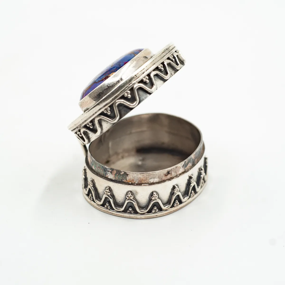 Caseta ovala psp India nr.2 Argint