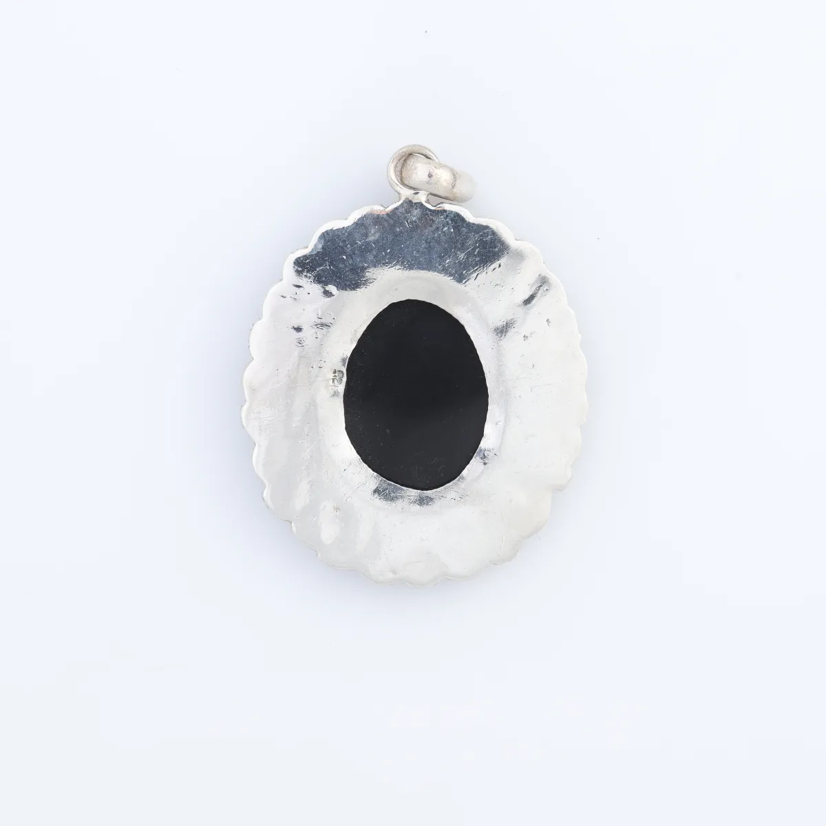 Pandantiv oval pietre naturale Argint