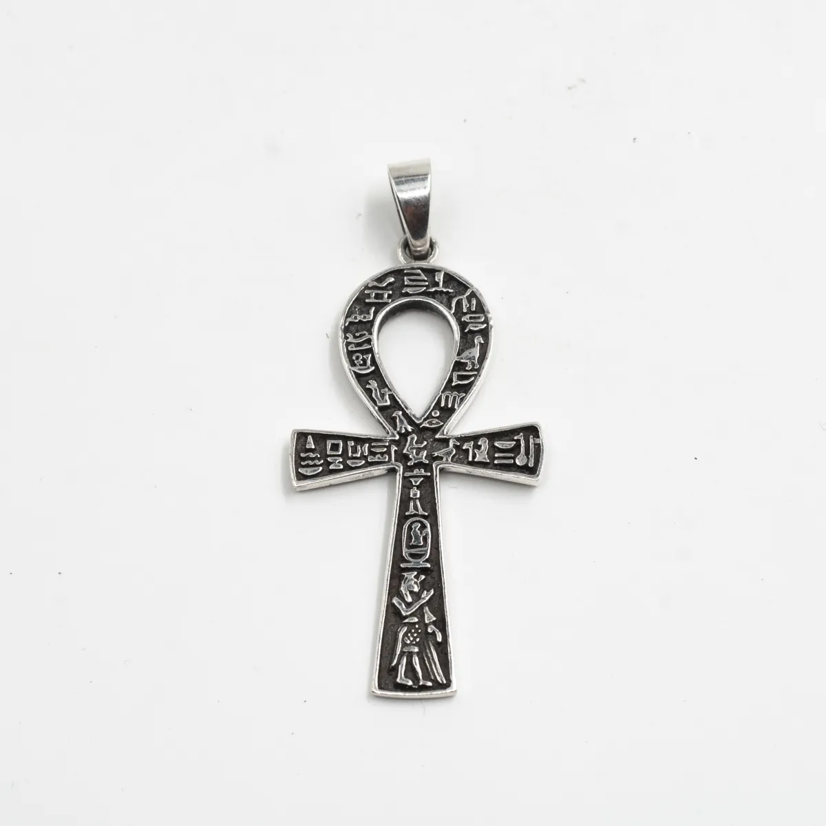 Pandantiv cruce ankh simboluri Argint
