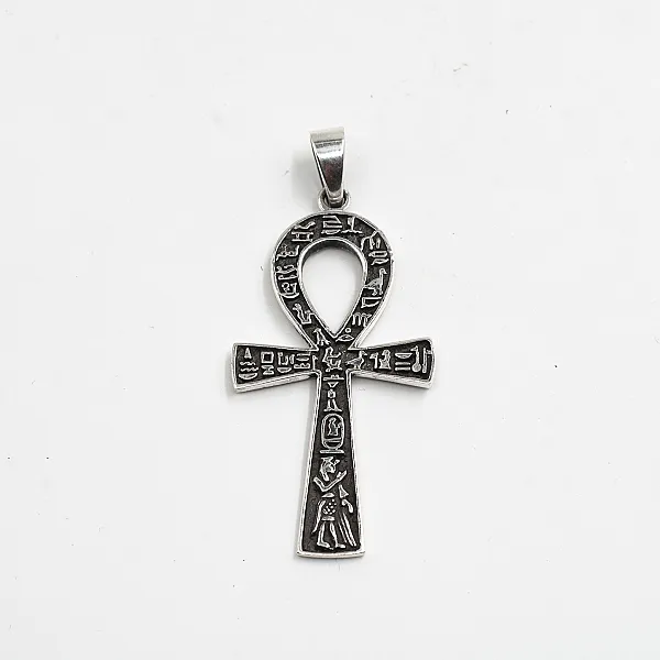 Pandantiv cruce ankh simboluri Argint