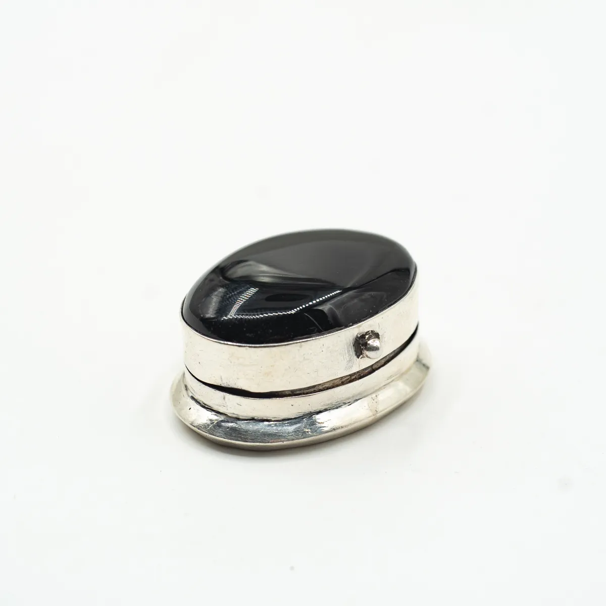 Caseta ovala psp India nr.14 Argint