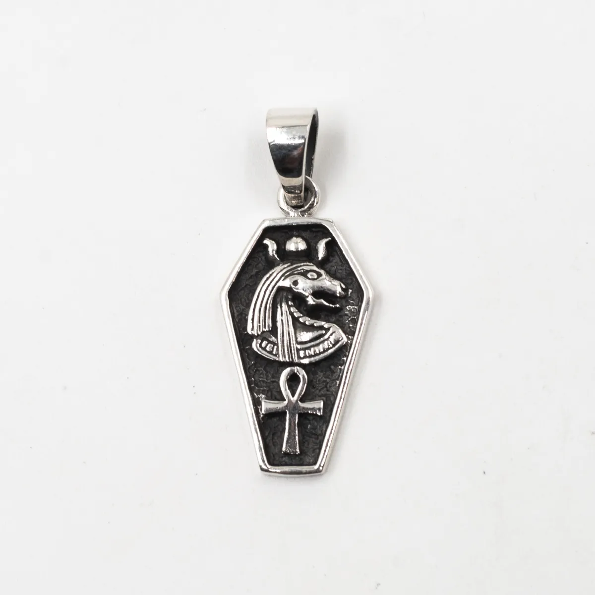 Pandantiv zeita Sekhmet cruce ankh Argint