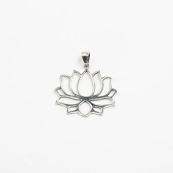 Pandantiv floare de lotus s Argint