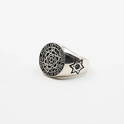 Inel sigiliul lui Solomon Argint - 6