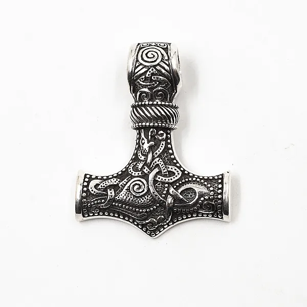 Pandantiv ciocanul Mjollnir spirala Argint