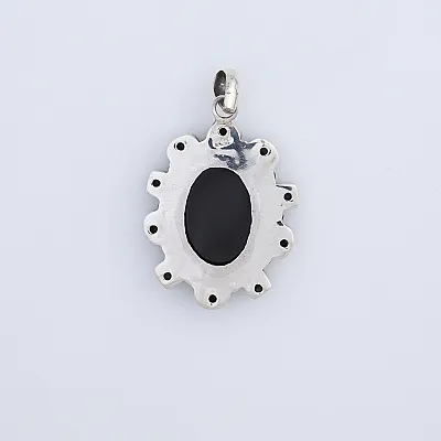 Pandantiv oval onix nr.4 Argint - 2