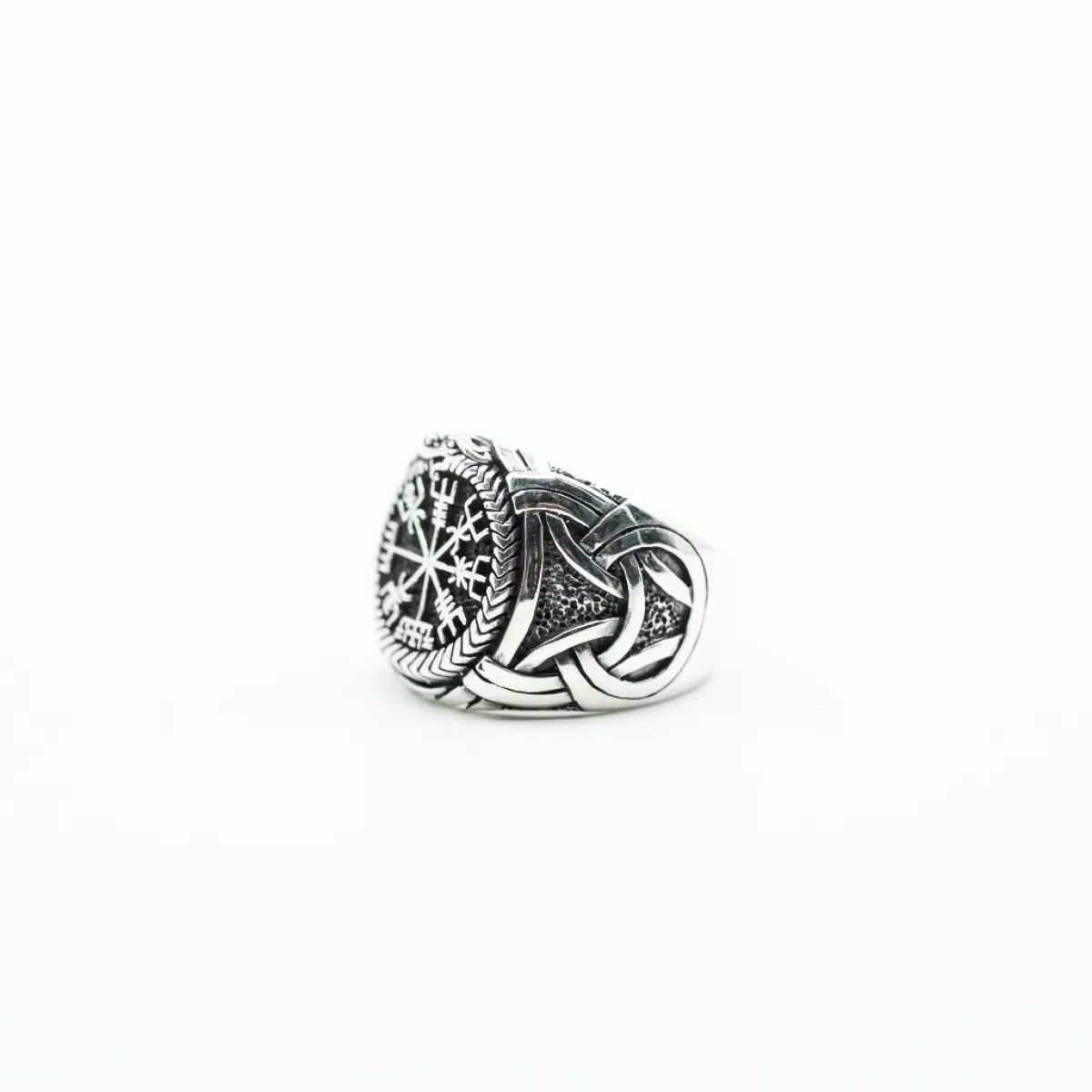 Inel viking Vegvisir sarpe uroborus Argint