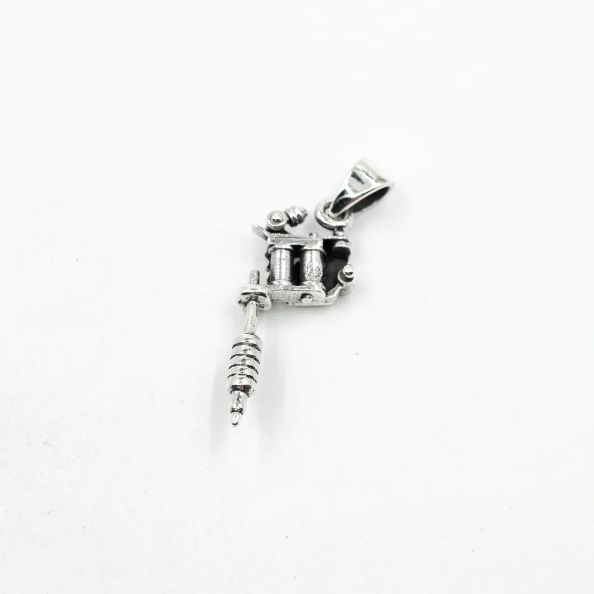 Pandantiv pistol pentru tatuaj Argint
