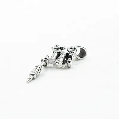 Pandantiv pistol pentru tatuaj Argint - 2