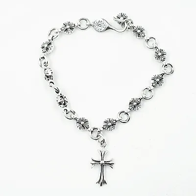 Bratara flexibila cruci gotice cruce Argint - 6