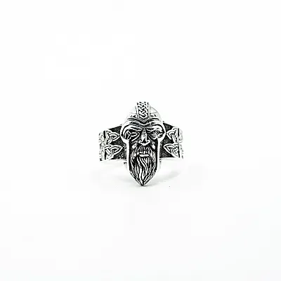 Inel viking Odin triquetra Argint - 1