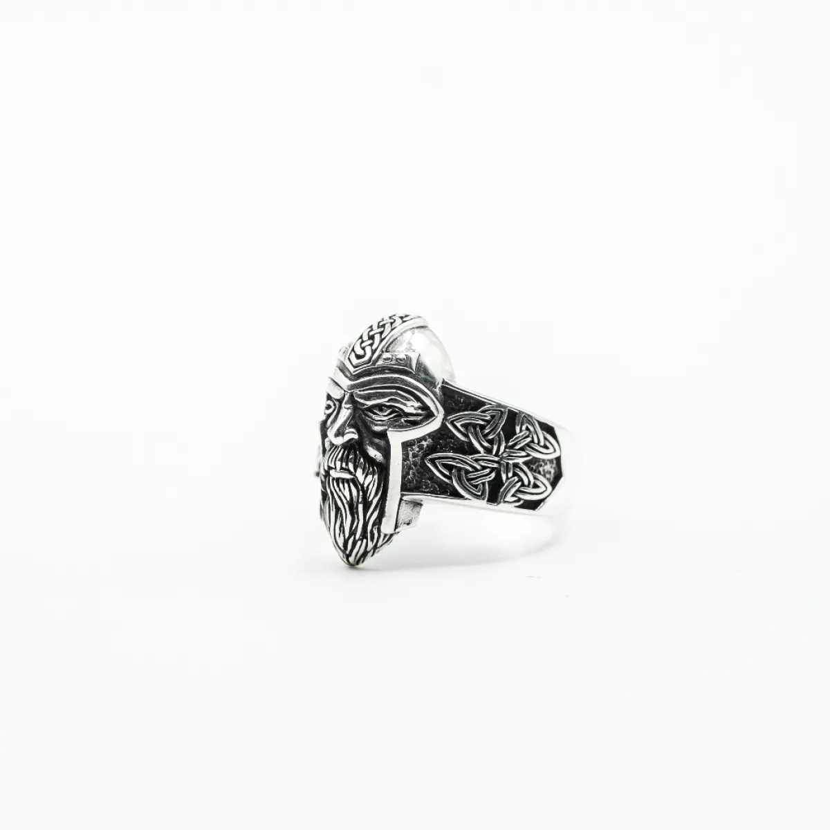 Inel viking Odin triquetra Argint