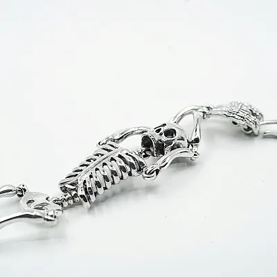 Bratara flexibila schelet Argint - 5