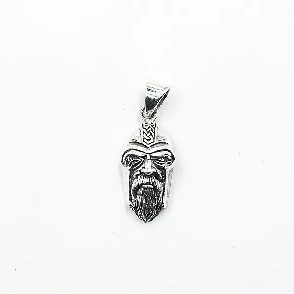 Pandantiv cap zeu Odin Argint