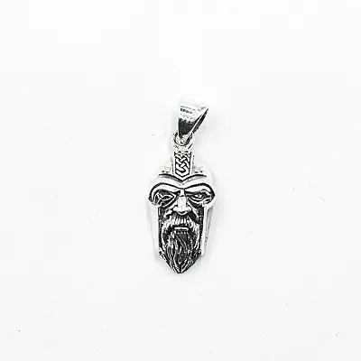 Pandantiv cap zeu Odin Argint - 1