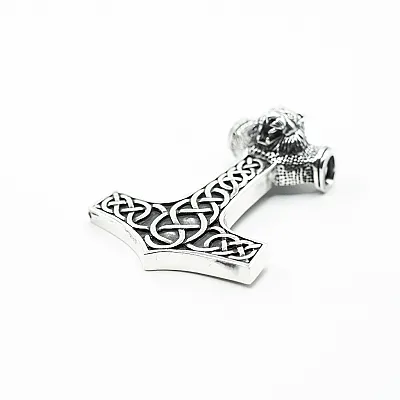 Pandantiv ciocanul Mjollnir Leu Argint - 2