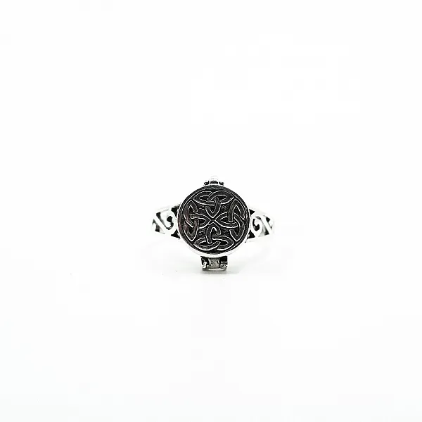 Inel caseta triquetra Argint