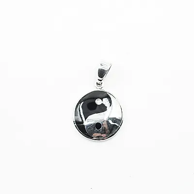 Pandantiv rotund yin yang s Argint - 1