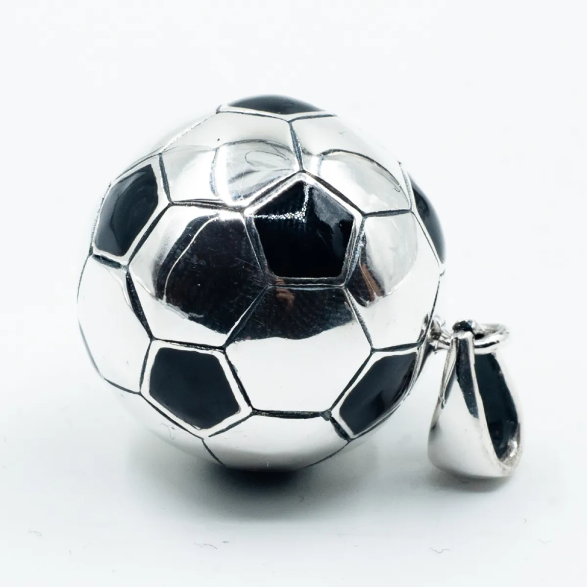 Pandantiv minge de fotbal xl Argint