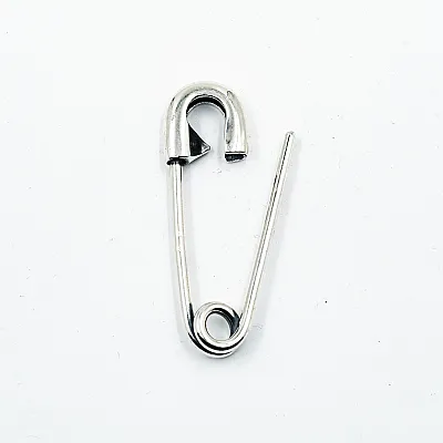 Ac de siguranta simplu 5cm Argint - 1