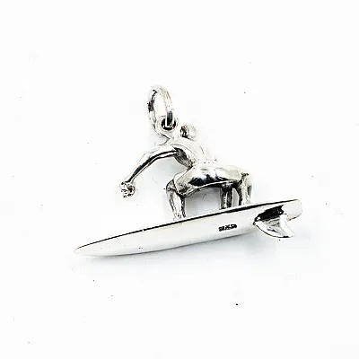 Pandantiv mini surfer Argint - 3